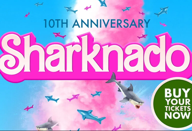 ¡Más tiburones! Sharknado se pinta de rosa en su décimo aniversario