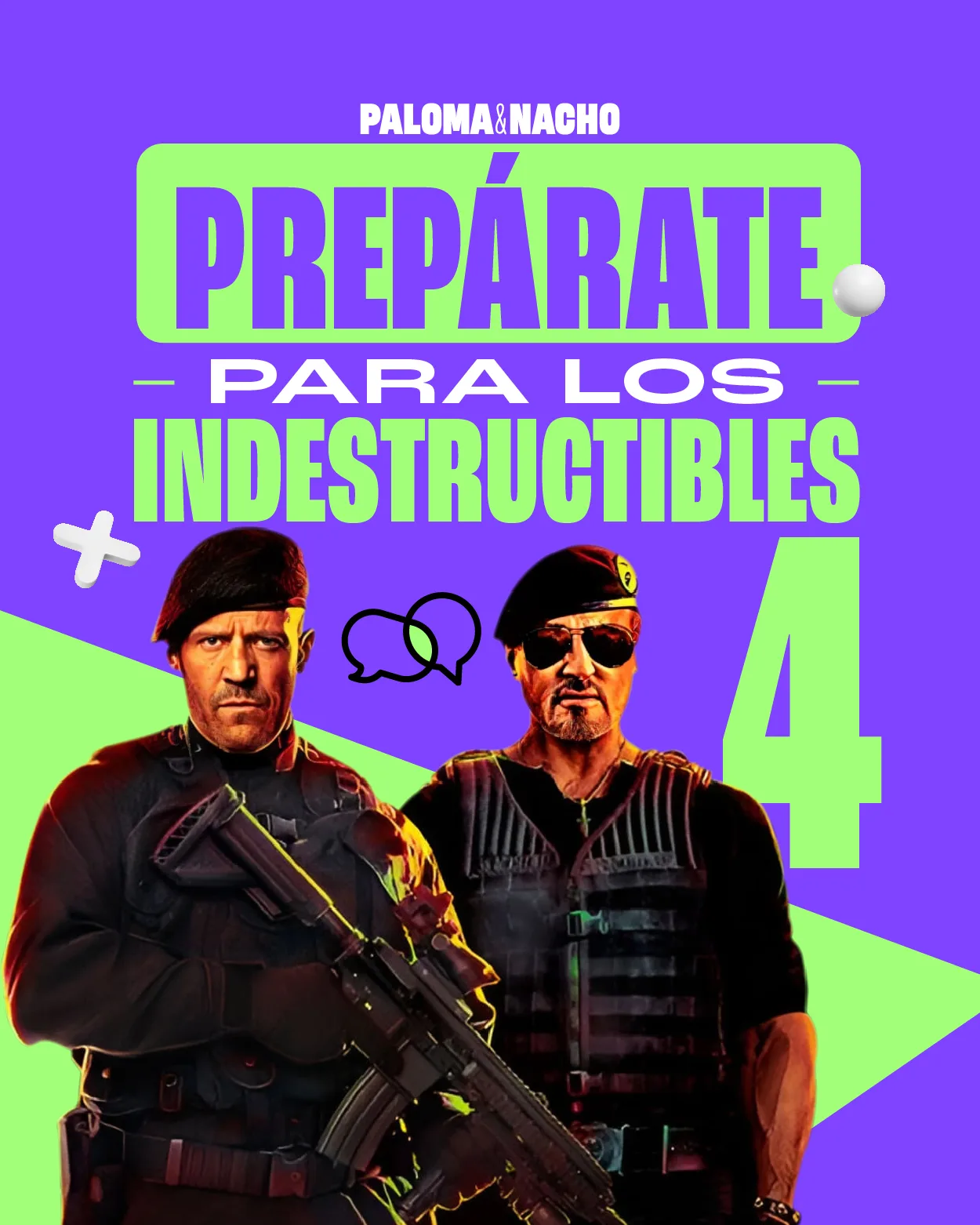 Sylvester Stallone y Jason Statham Los indestructibles