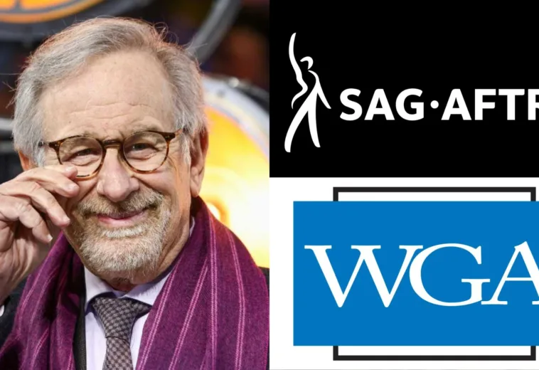 ¡Rifados! Steven Spielberg y su esposa donan millones a los sindicatos de guionistas y actores