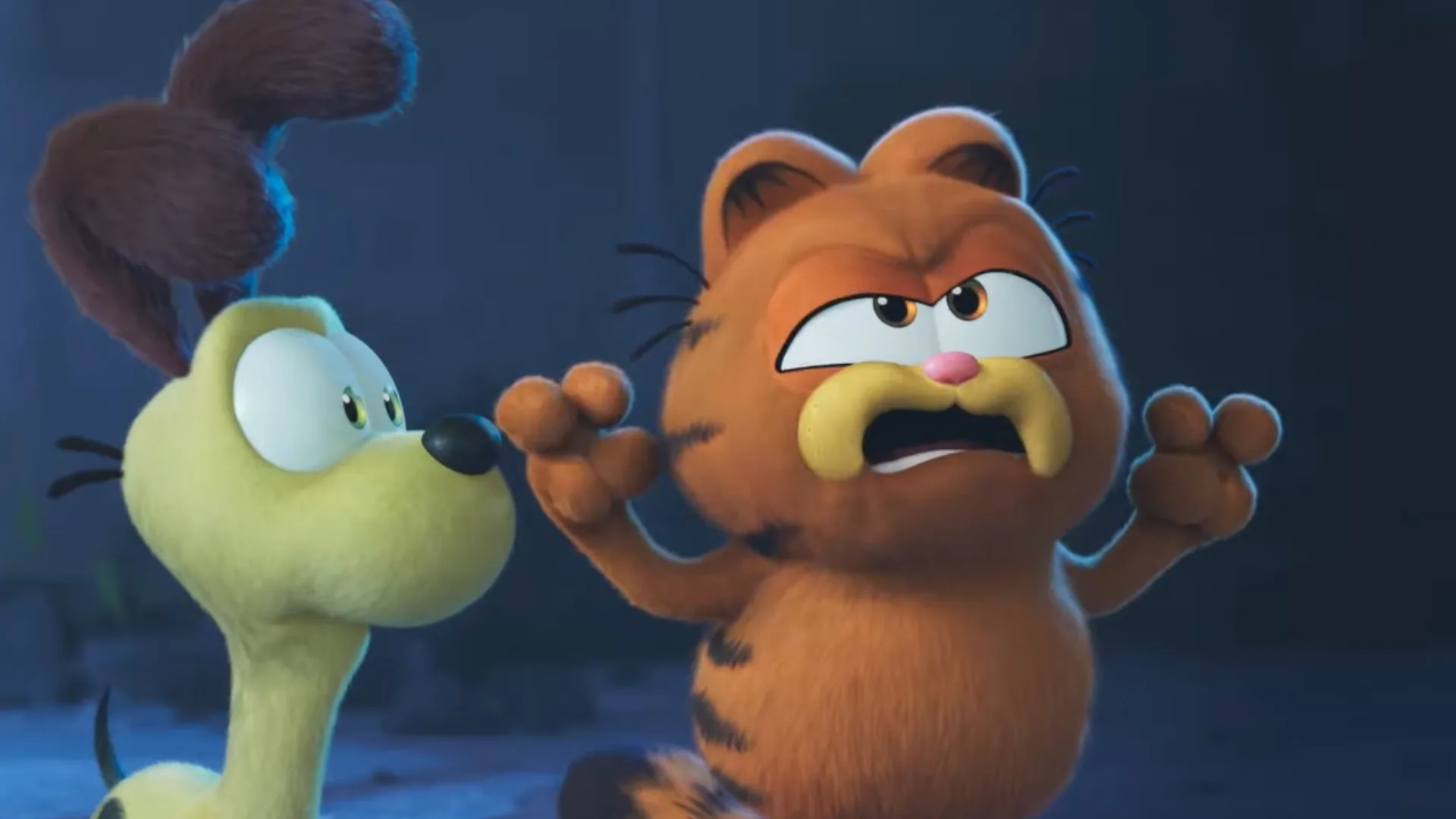 Odie y Garfield película animada 