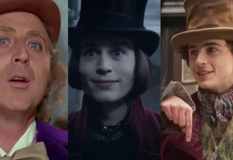 Aquí las diferencias entre todos los actores que han hecho a Willy Wonka