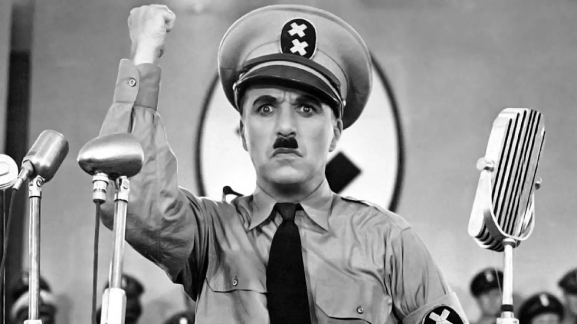 El gran dictador Chaplin bigote