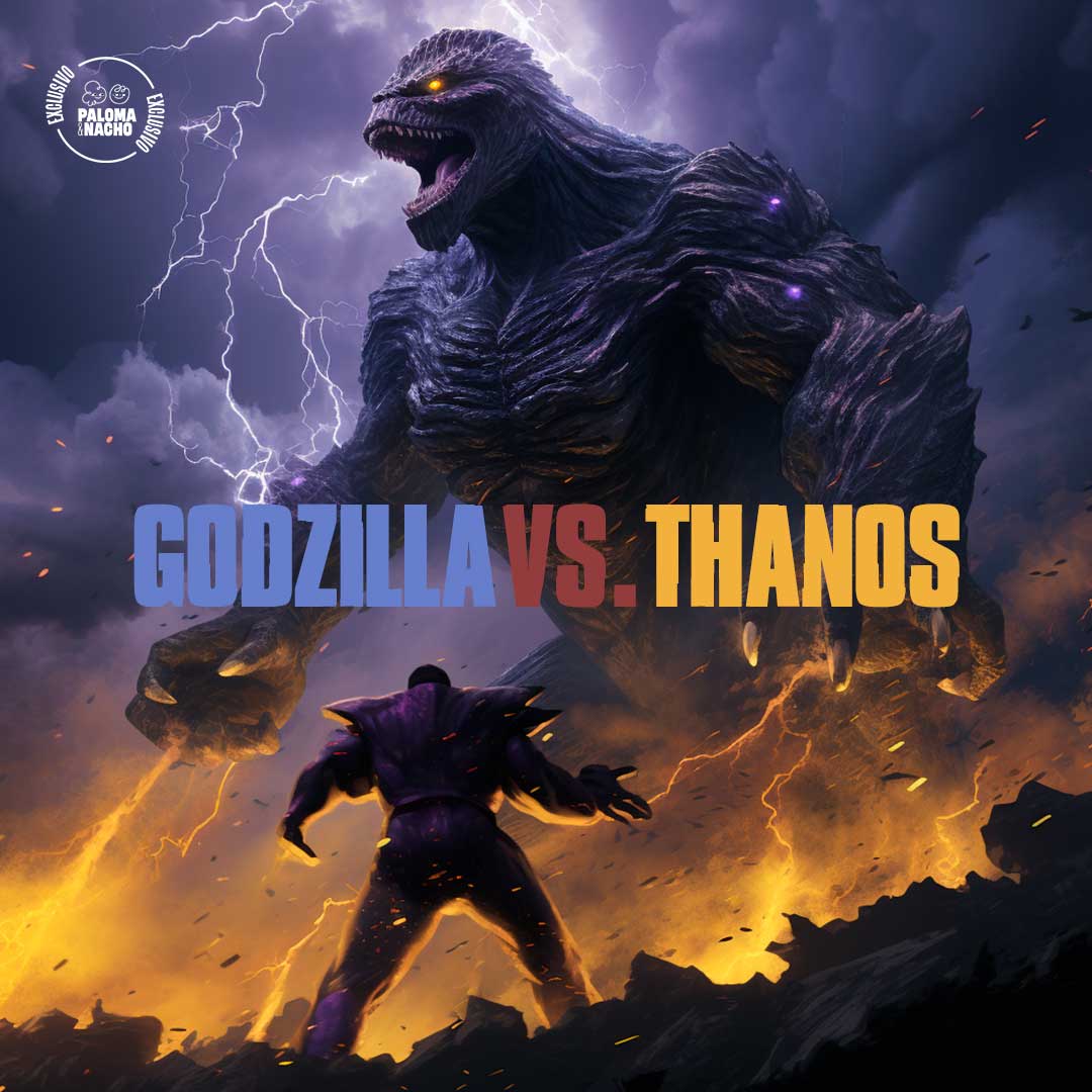 Godzilla contra Thanos IA