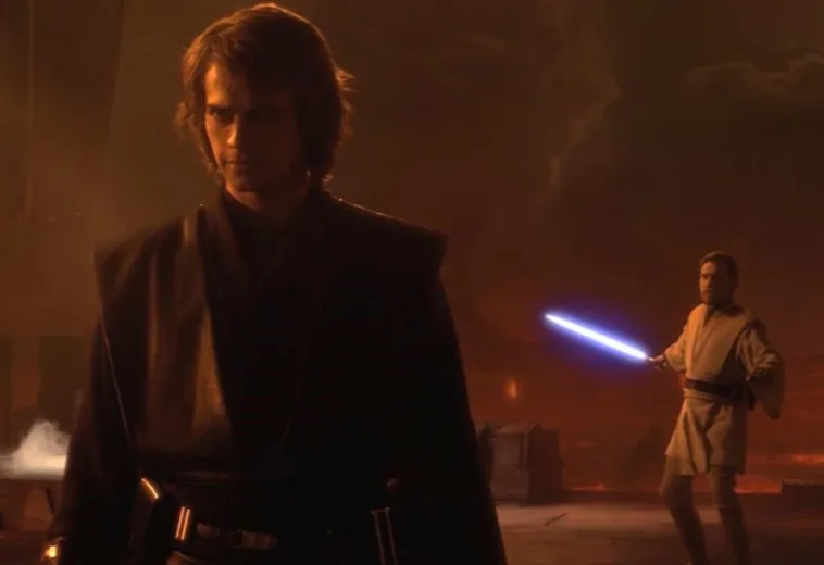 La pelea de Obi Wan y Anakin fue recreada al estilo de Clone Wars