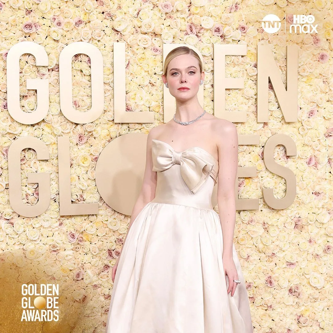 Elle Fanning, vestido Globos de Oro 2024.