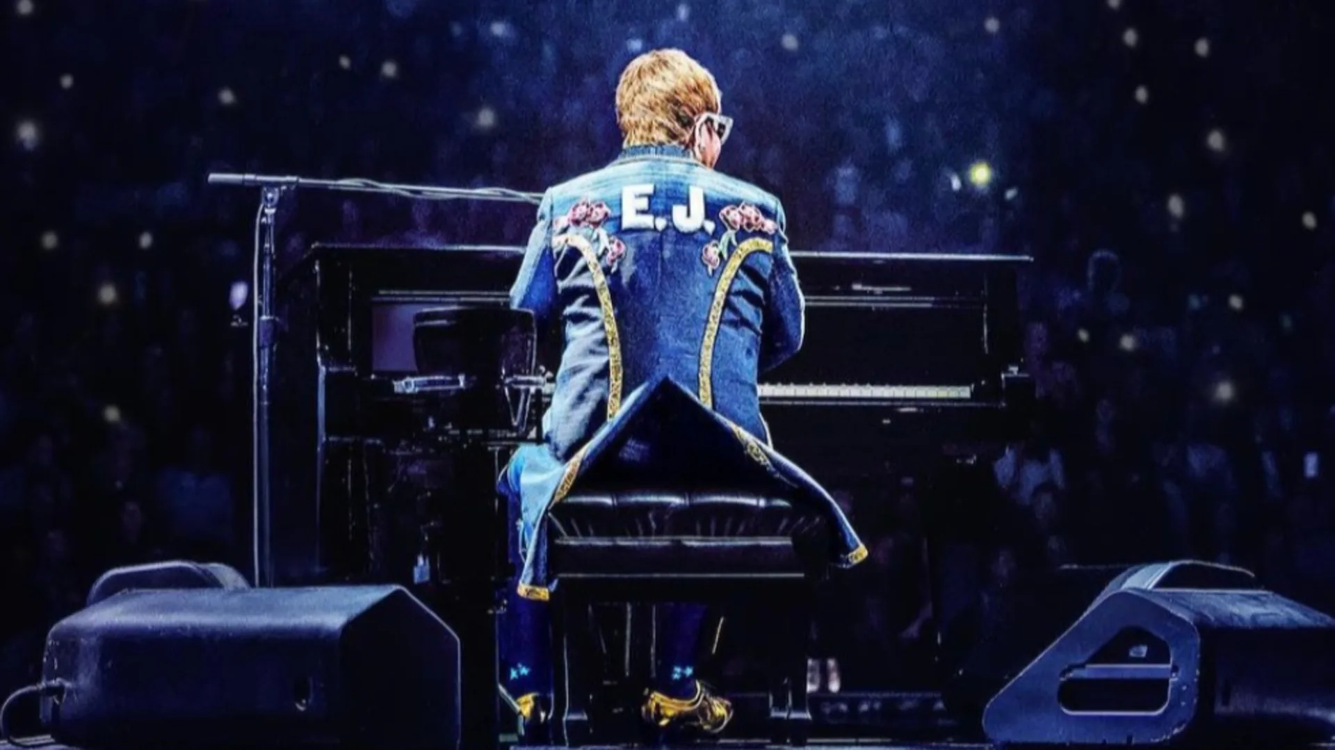 Elton en concierto.
