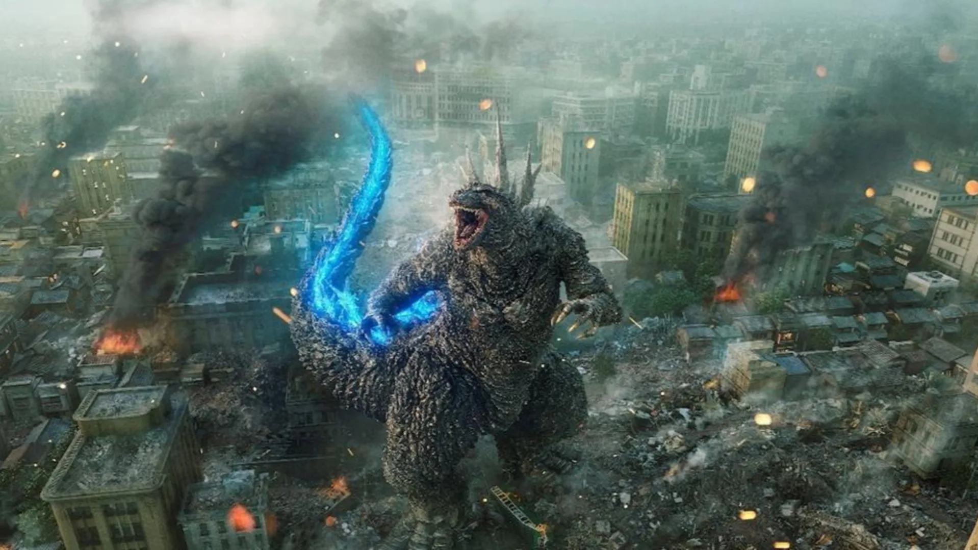 Godzilla Minus One, escena.