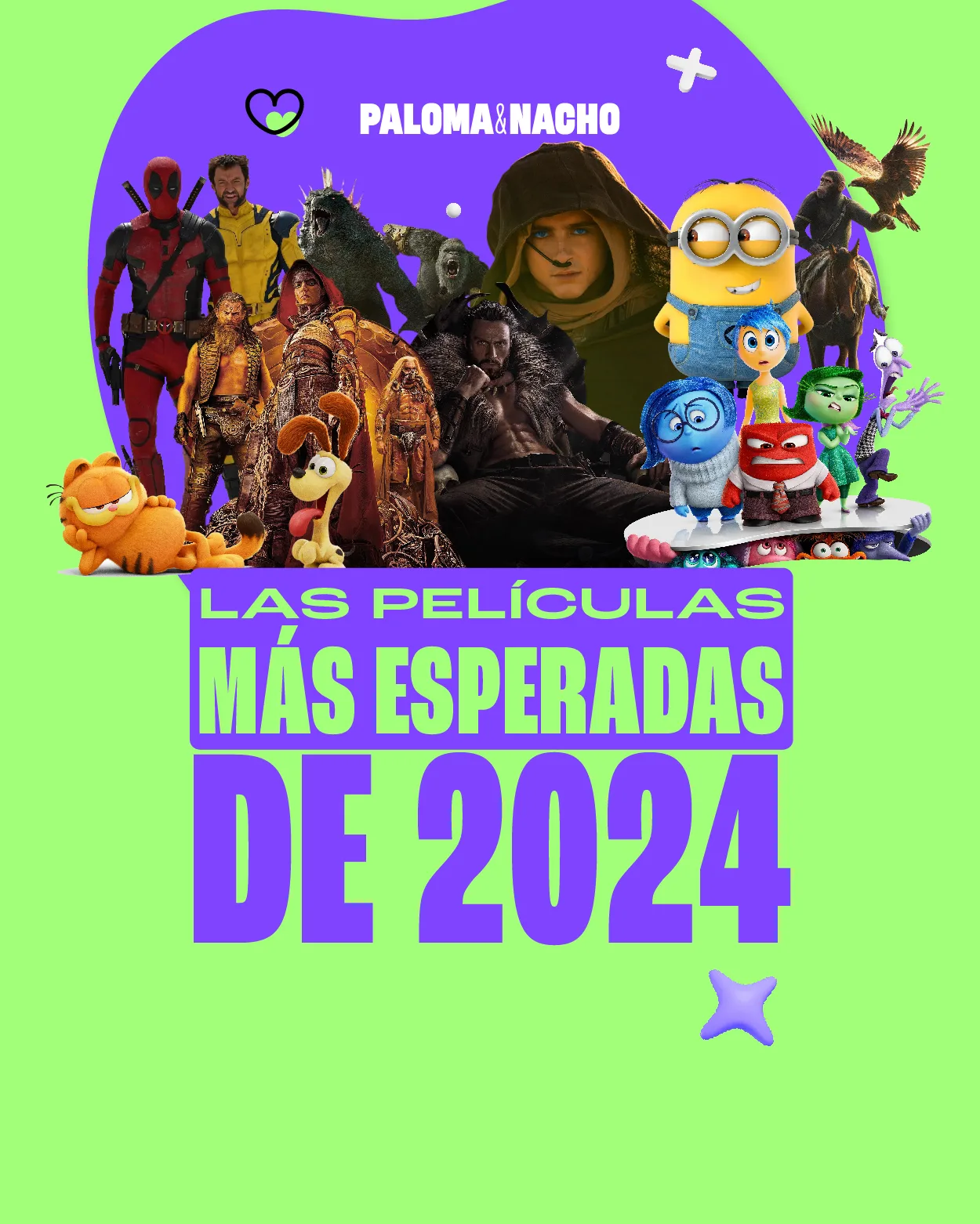 Los estrenos más esperados de 2024 en cines