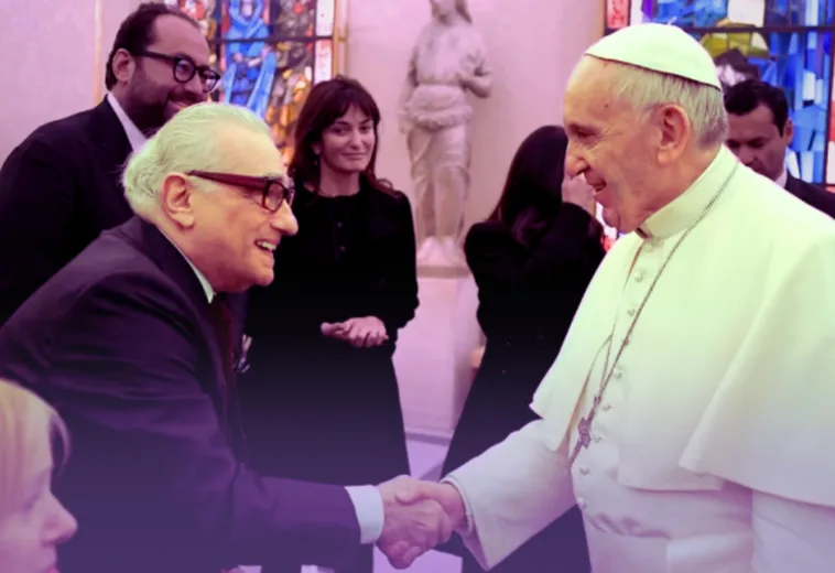 Martin Scorsese visitó al Papa Francisco para preparar su nueva película