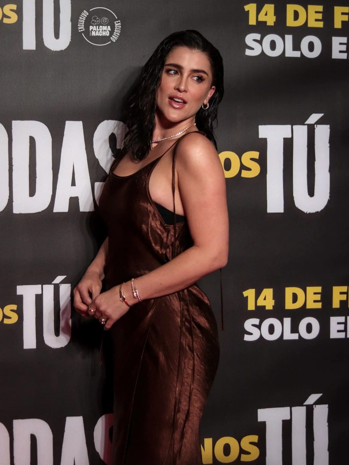 Cassandra Sánchez Navarro, en la premier de Todas menos tú.
