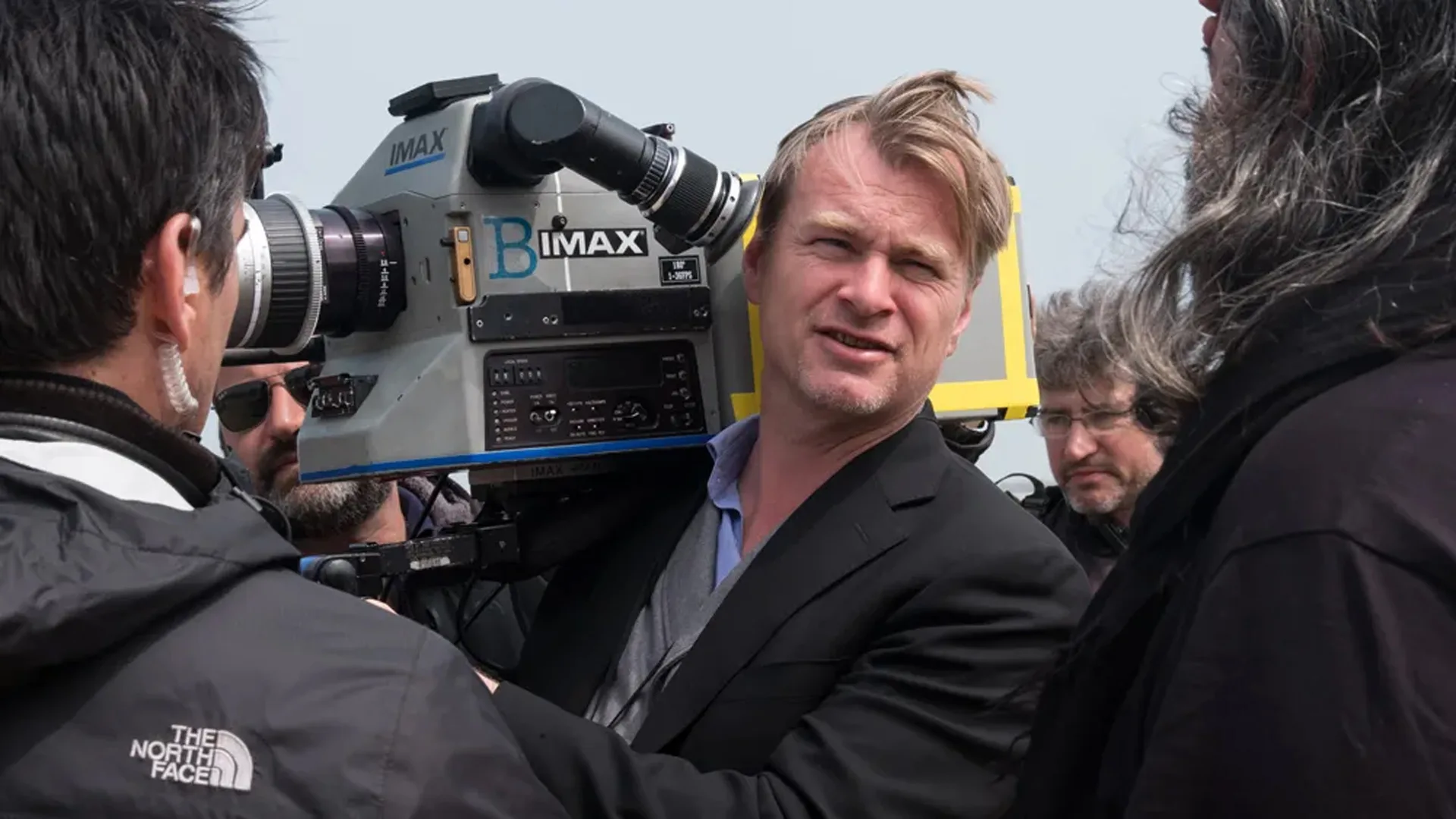 Christopher Nolan filmando con cámaras IMAX