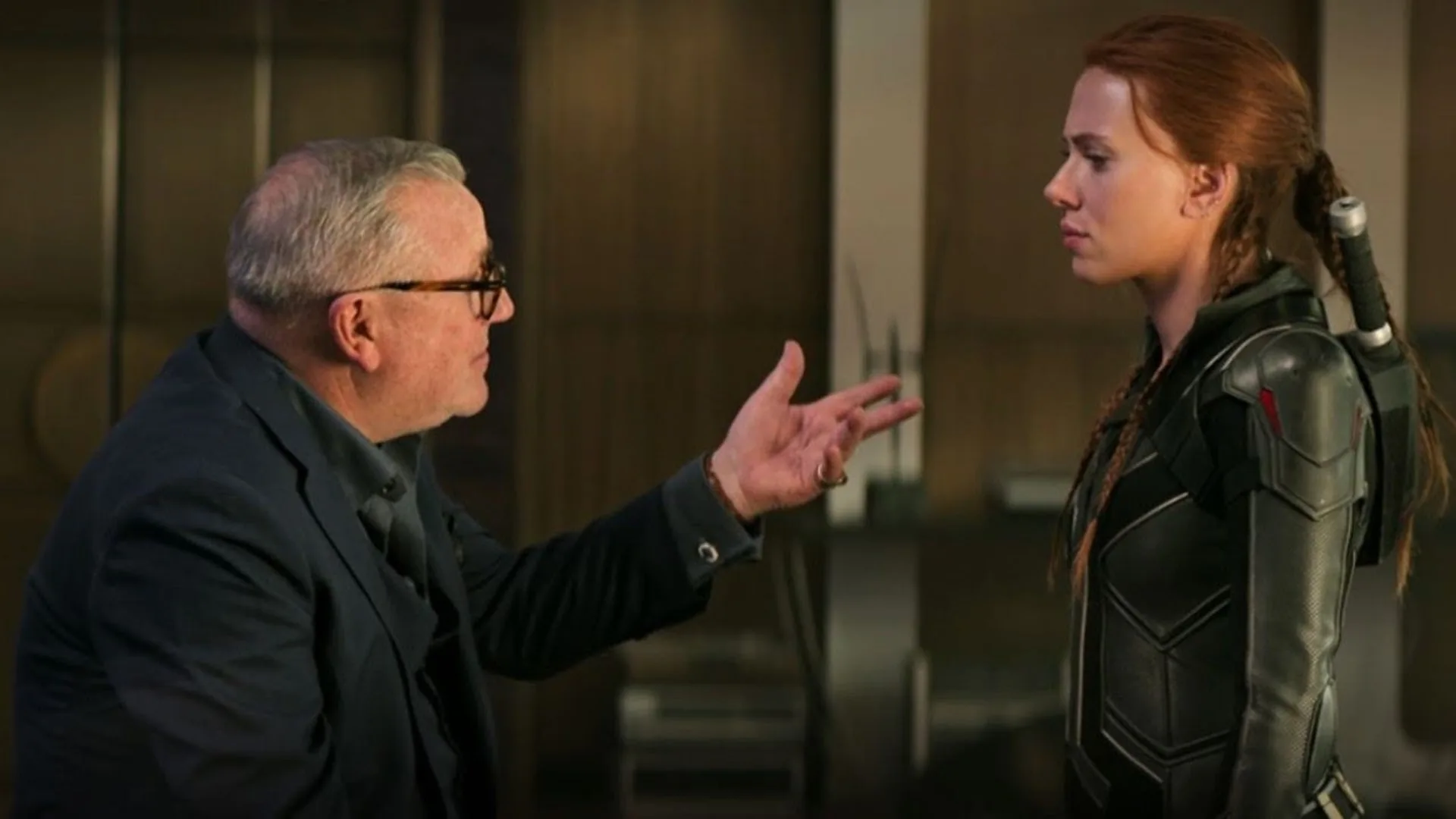 Ray Winstone y Scarlett Johansson escena de pelea