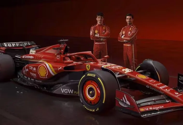 Ferrari presenta el monoplaza SF-24, su más reciente auto para competir en la Fórmula 1
