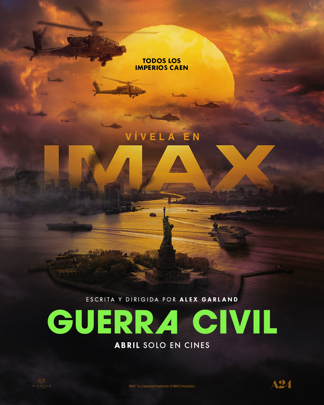 Guerra civil película IMAX