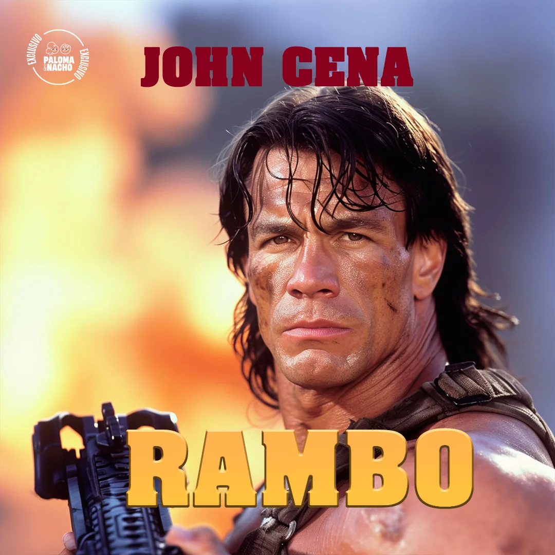John Cena como personajes del cine de acción - Rambo