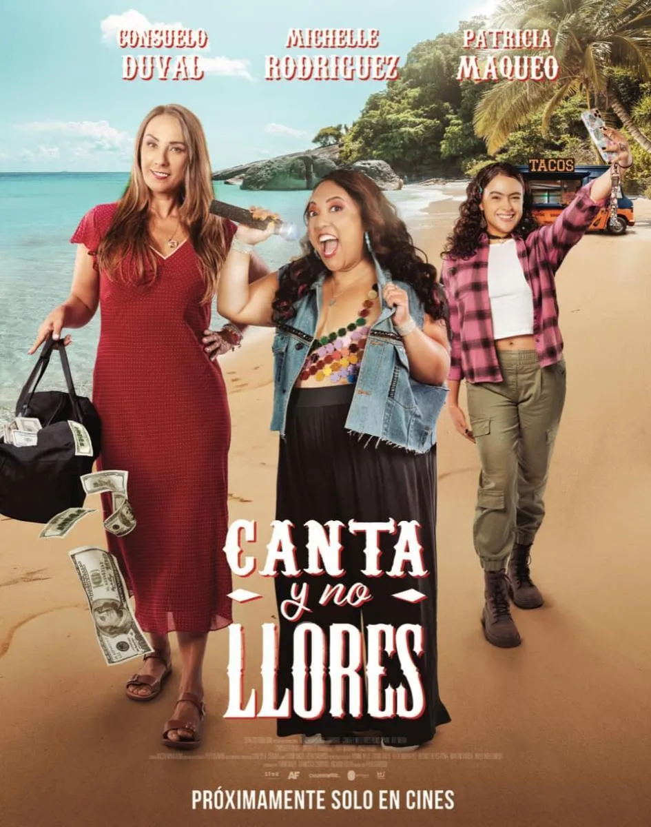 Consuelo Duval, Michelle Rodríguez, Patricia Maqueo, Paco Rueda y Lumy Lizardo, conforman el elenco de Canta y no llores