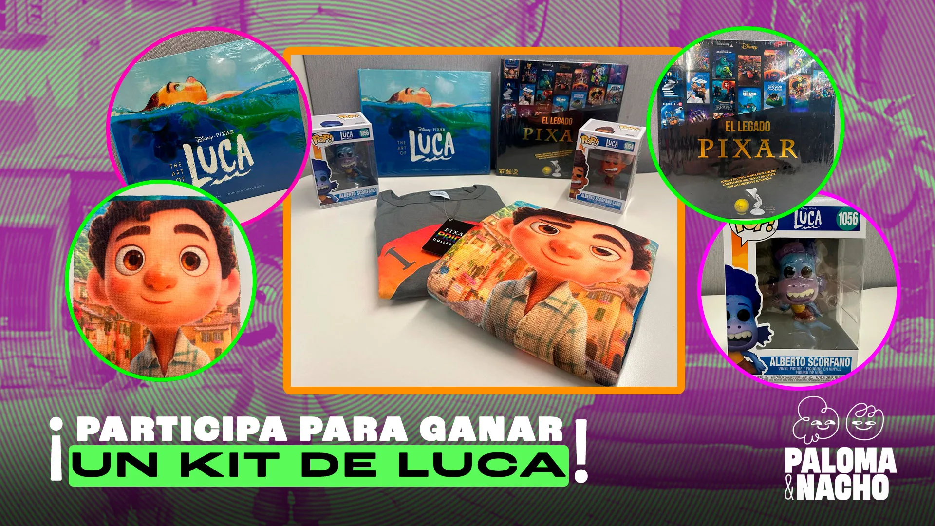Gana un kit de Luca, de Disney Pixar