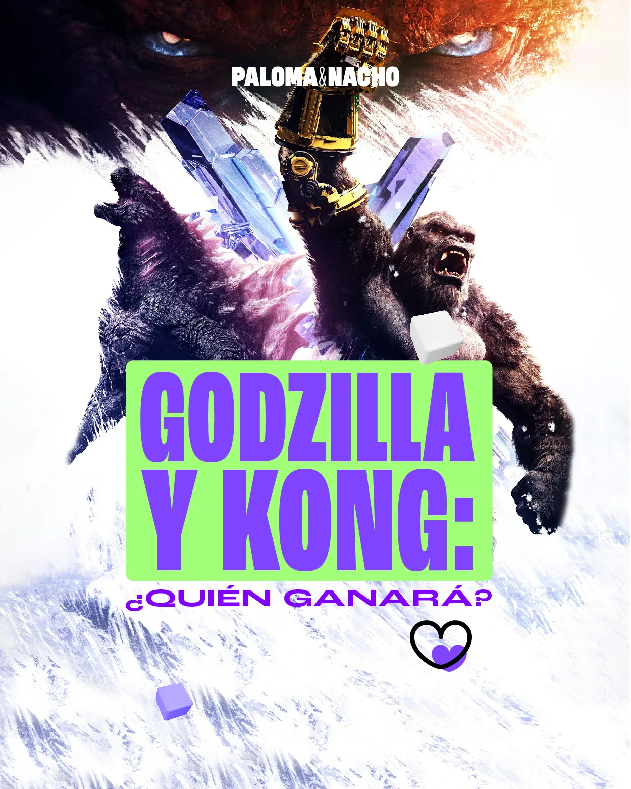 Godzilla y Kong El nuevo imperio película criaturas