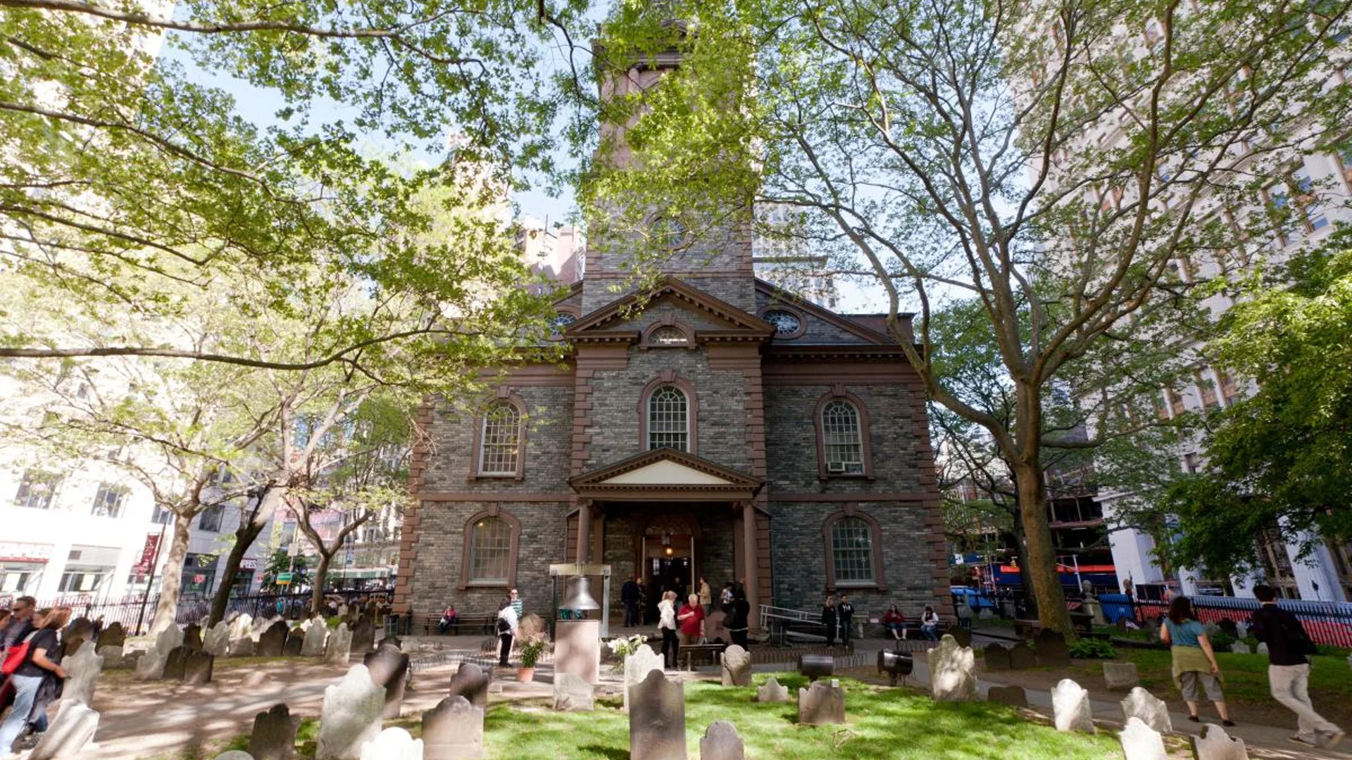 Nueva York capilla de San Pablo lugares embrujados