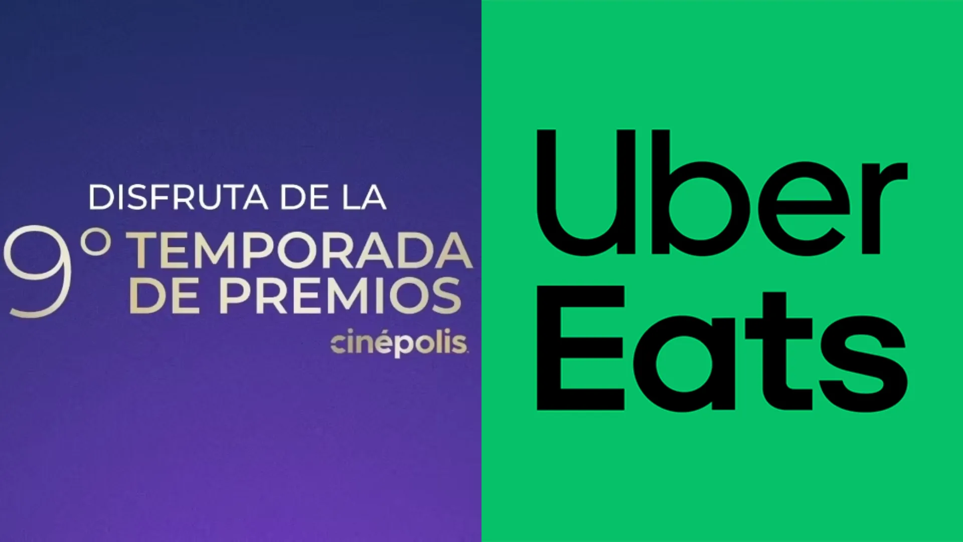 Uber Eats Temporada de Premios Cinépolis