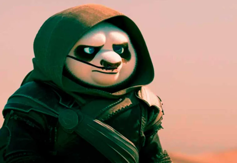 Así se vería Po de Kung Fu Panda en distintas películas