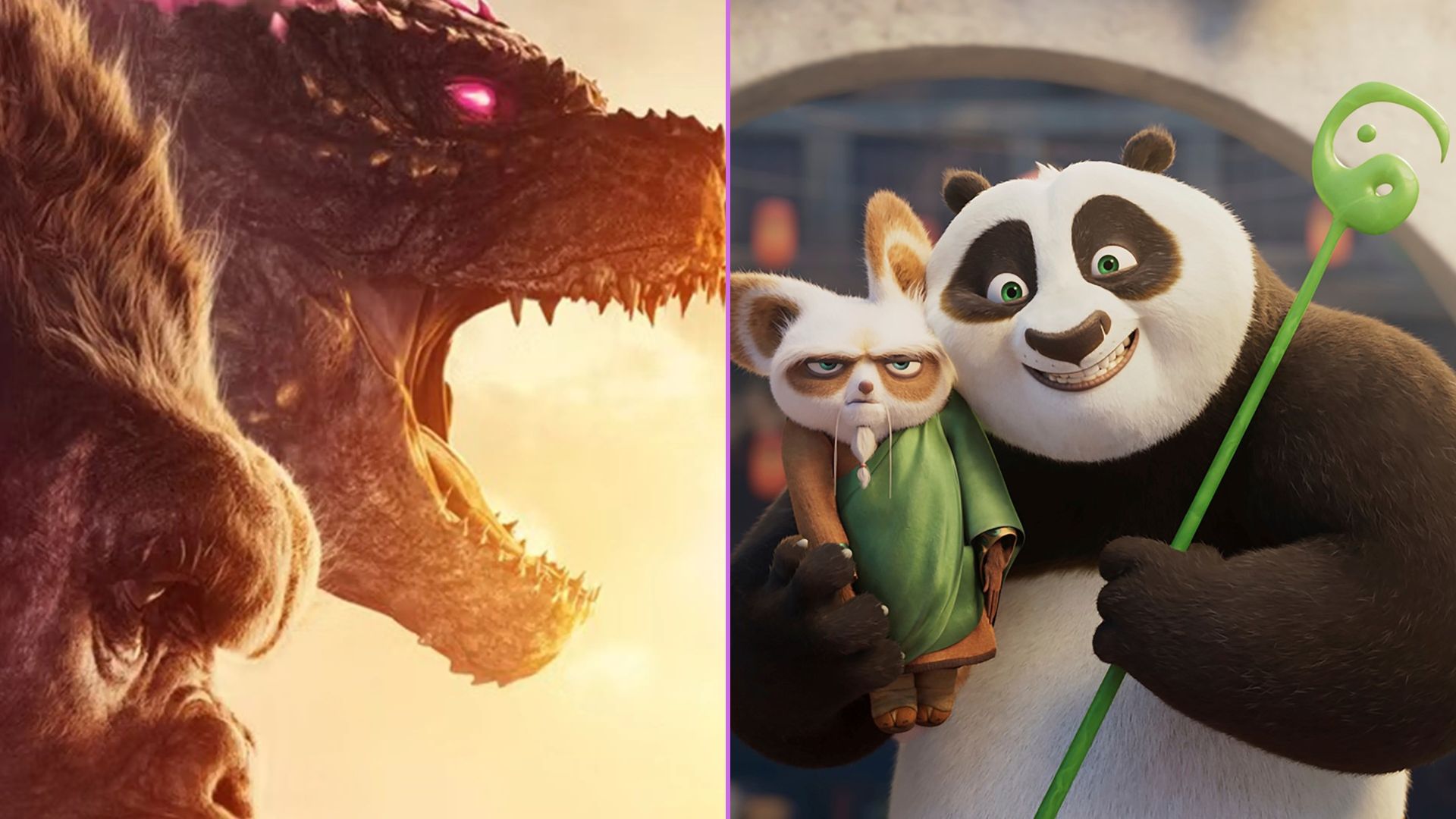 Godzilla y Kong se ha mantenido a la cabeza en la taquilla global con Kung Fu Panda 4