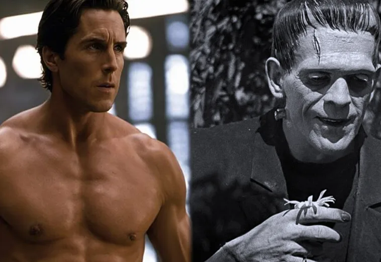 Christian Bale en Batman inicia, y Frankenstein en 1931
