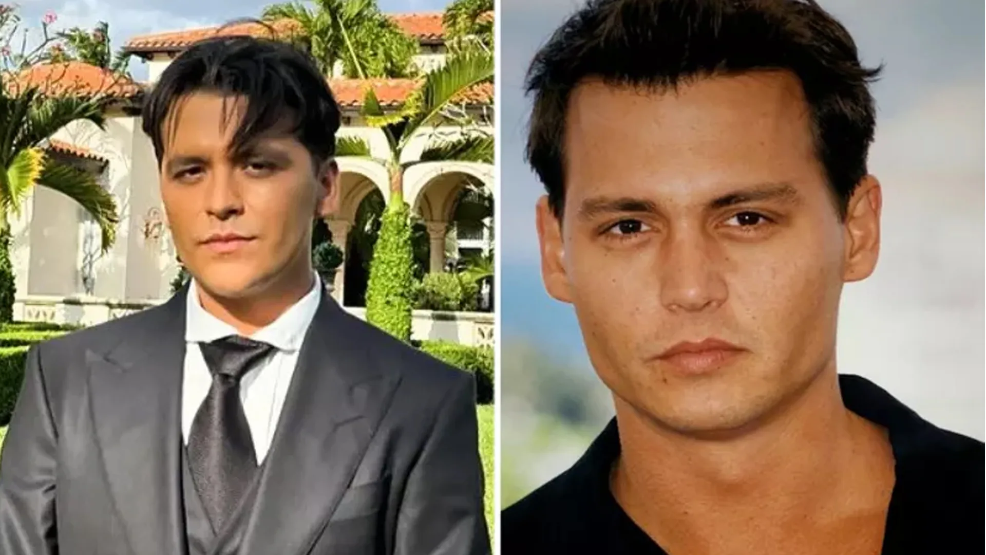 Christian y Johnny Depp parecidos