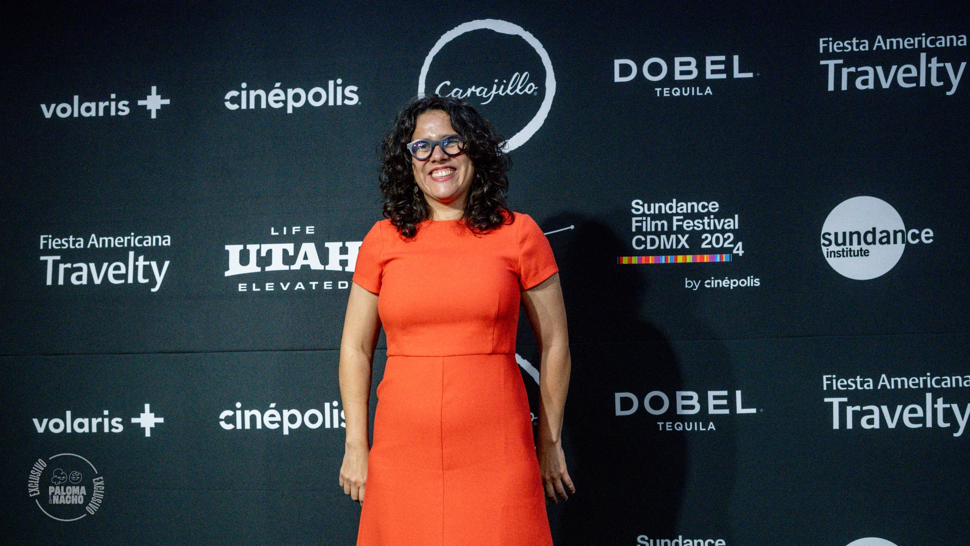 Directora de Frida alfombra roja Sundance