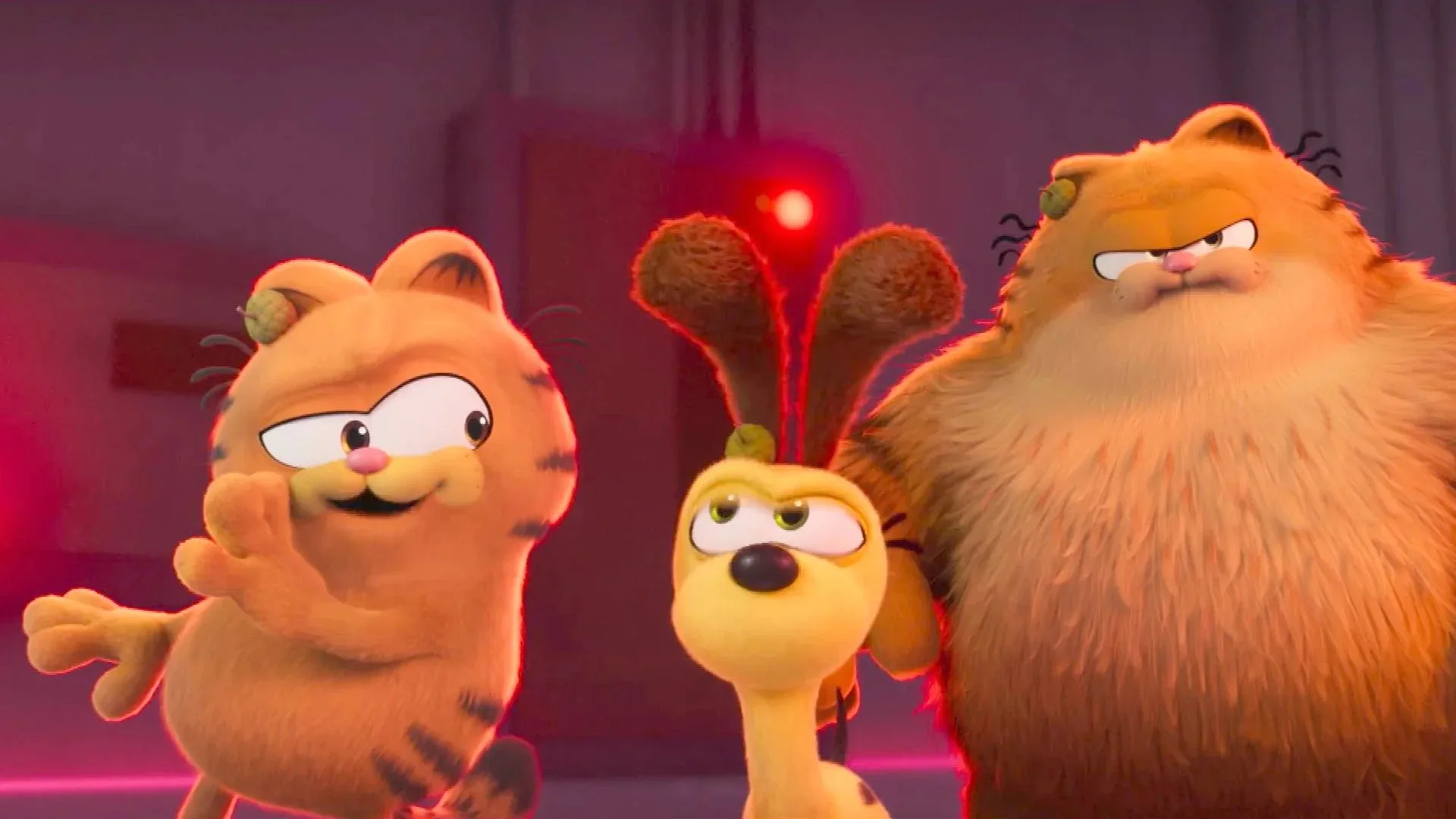 Garfield con sus amigos