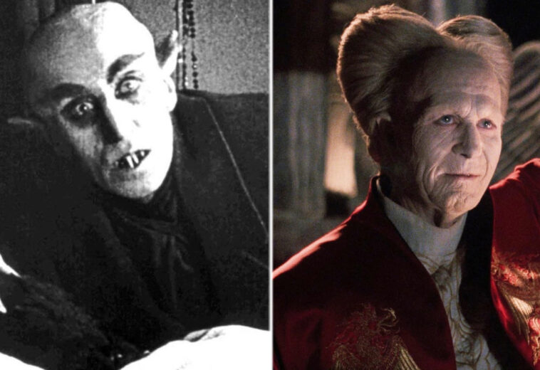 películas de vampiros, Nosferatu y Drácula