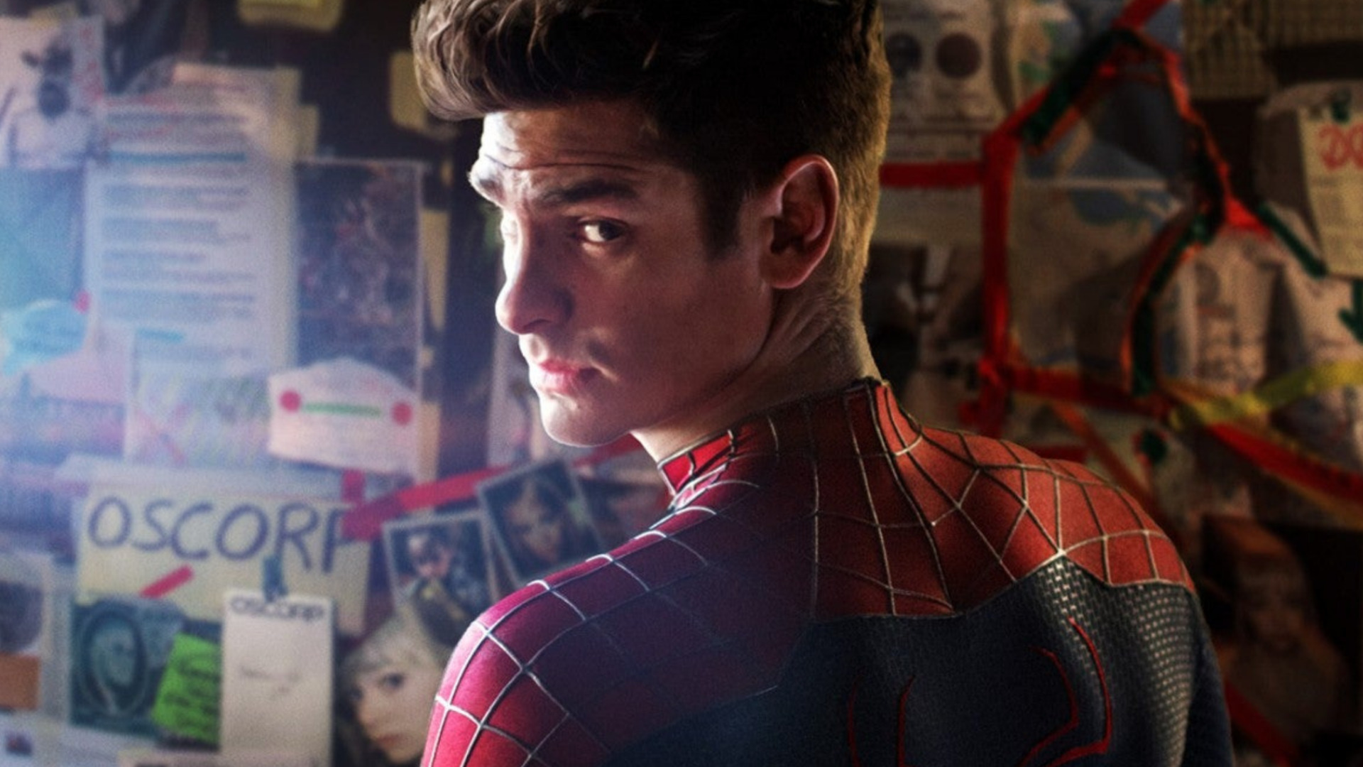 Andrew como Spider-Man