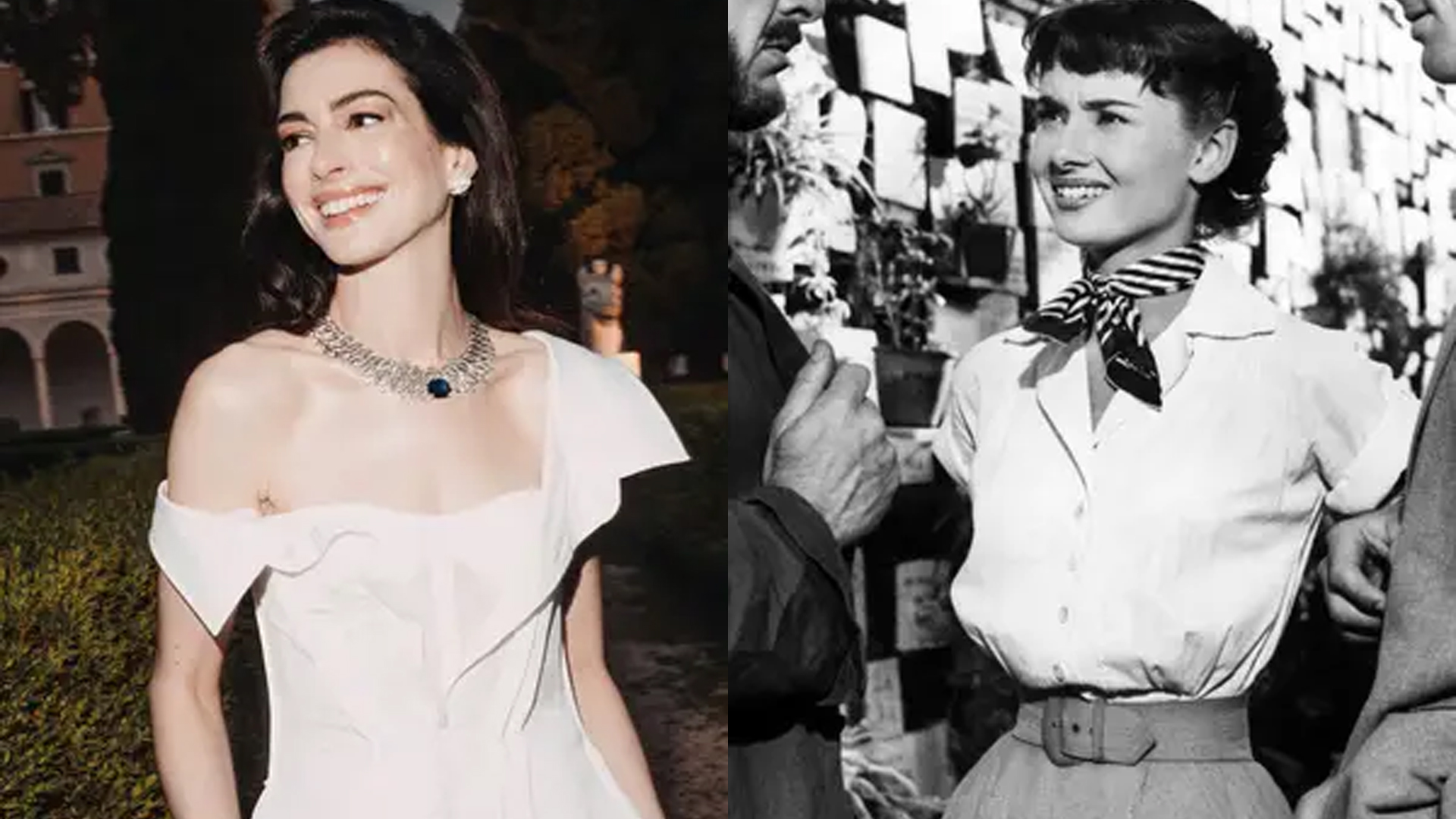 Anne Hathaway vestido comparación