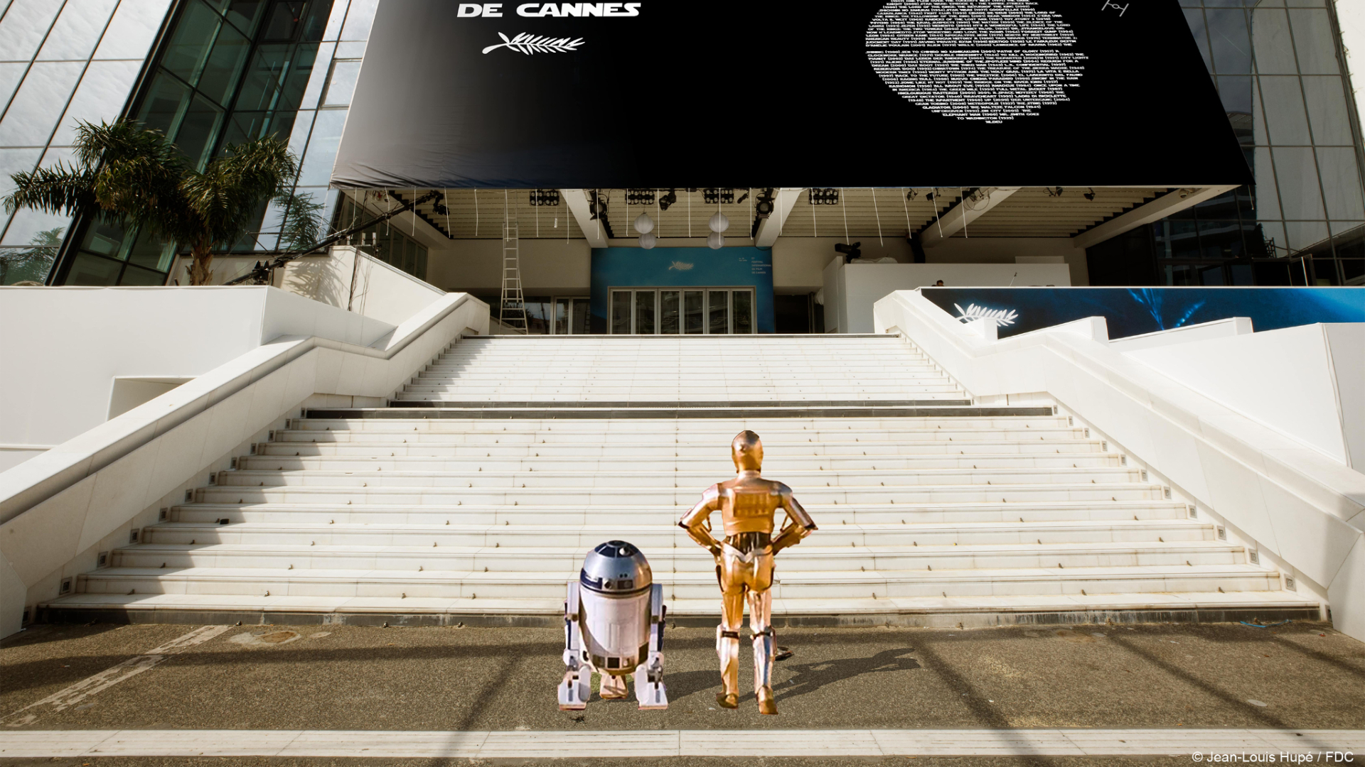 C3PO R2D2 en Cannes 2024 robots