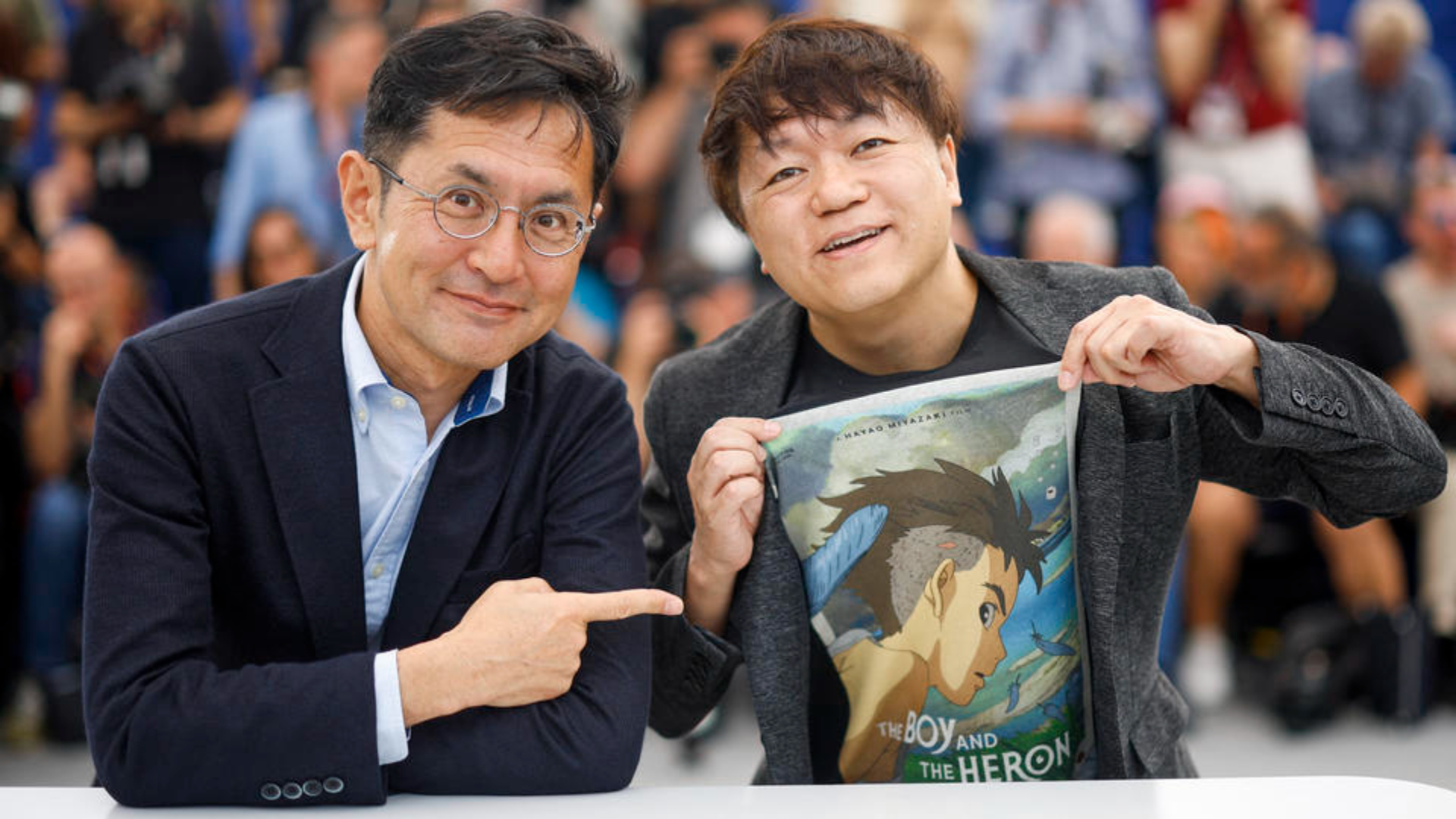 Kenichi Yoda y Gorō Miyazaki Cannes 2024