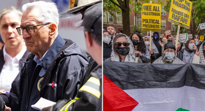 Robert De Niro enfrentamiento con manifestantes
