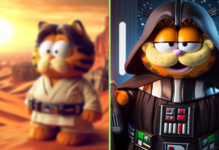 Galería: Garfield en Star Wars