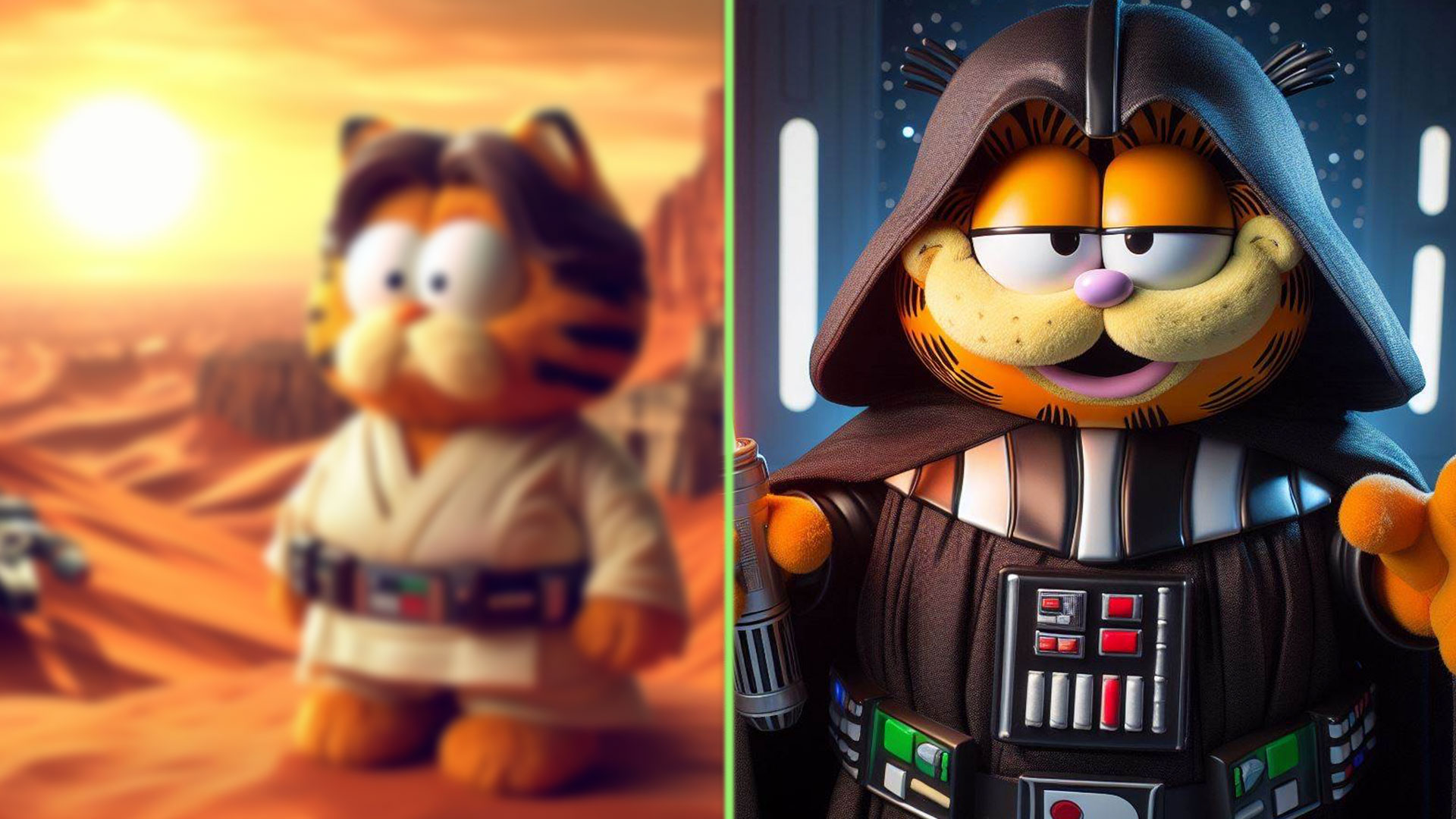 Galería: Garfield en Star Wars