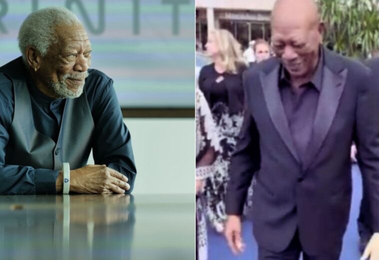 Morgan Freeman, de 87 años, reapareció en público tras un grave accidente automovilístico.